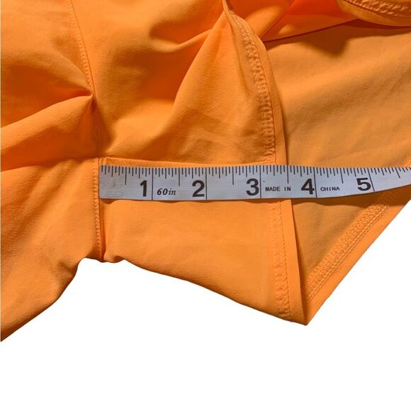 Reebok Athletic Running Shorts Neon Orange Size XS - Picture 9 of 9